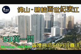 碧桂园世纪滨江-佛山|首期5万(减)|53万|香港高铁60分钟直达|香港银行按揭 (实景航拍)