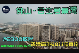 合生君景湾-佛山|首期5万(减)|@2300蚊呎|香港高铁60分钟直达|香港银行按揭 (实景航拍)