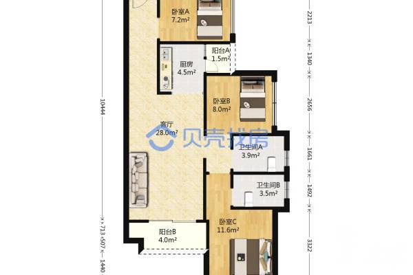 深圳力高君御国际|14号线地铁口，交通方便，壹路之隔天虹商场，生活方便